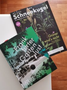 Begleitbuch zur Ausstellung "Die Stadt und das Grün - Frankfurter Gartenlust" des Historischen Museums Frankfurt, 25. März bis 29. August 2021. 